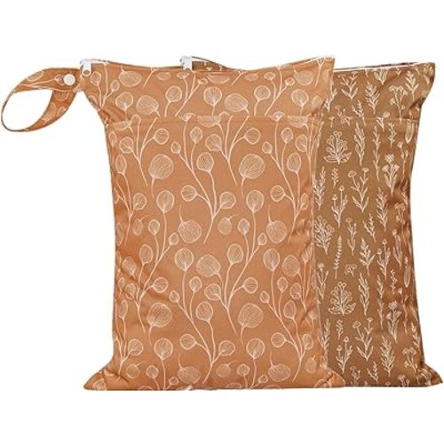 Waterproof Wet Dry Bags with Two Zippered Pockets and Handle