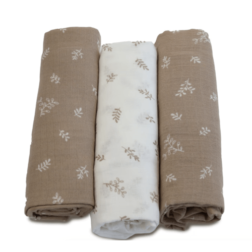 Bubba Blue 3 Pack Wrap Muslin Organic
