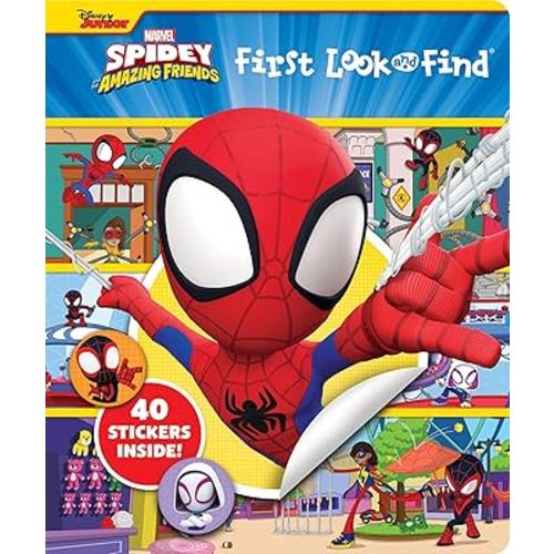 Marvel Spider-man - Spidey and His Amazing Friends - First Look and Find Activity Book with 40 Stickers - PI Kids