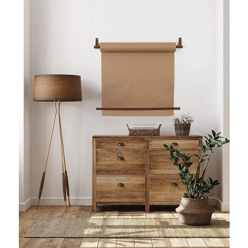 KEYAIIRA - Wall Mounted Brown Butchers Paper Roll Holder