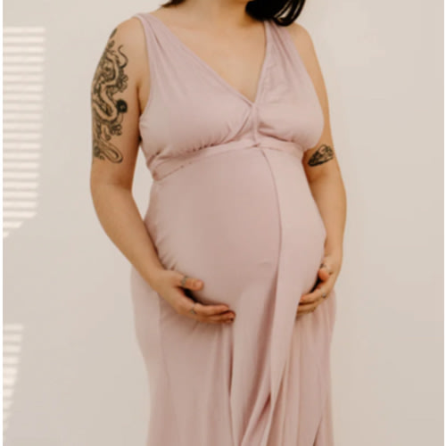 Juliet Labor & Postpartum Gown in Mauve – Lila