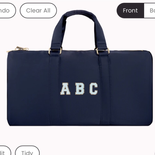 Customize Duffle Bag
