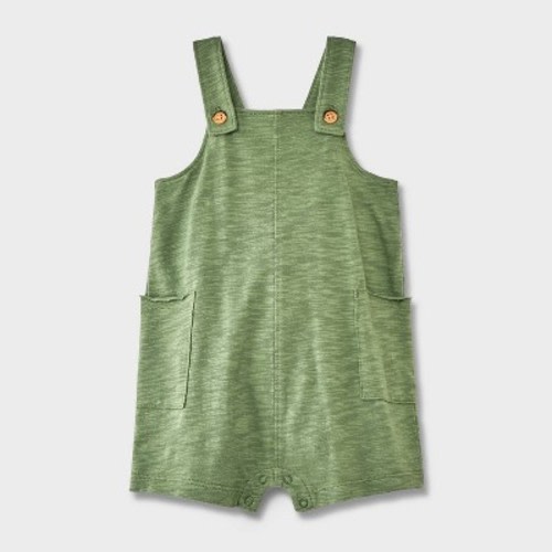 Baby Solid Coveralls - Cat & Jack™, Color: Green, Size: 0-3M