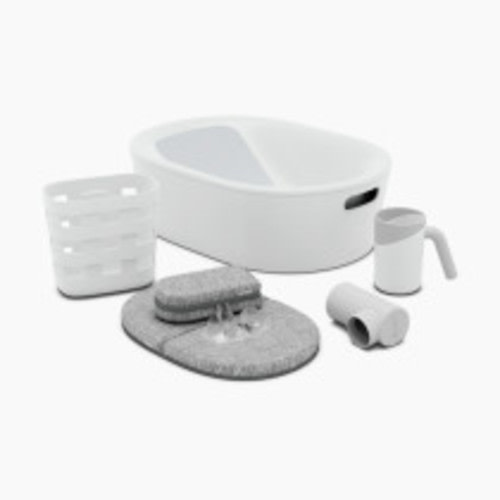 Lalo Bathtime Full Kit - Tub & Accessories - Coconut