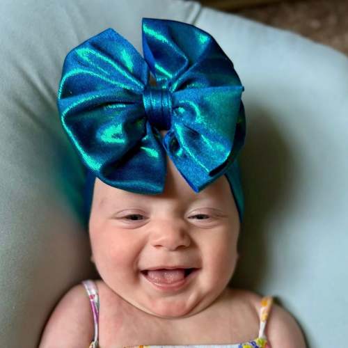Dark Teal Shimmer Headwrap