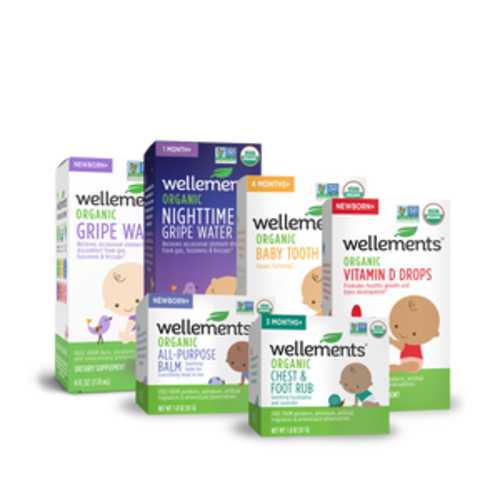 Newborn Baby Essential Care Bundle - Wellness Starter Kit For Babies & Infants | Wellements