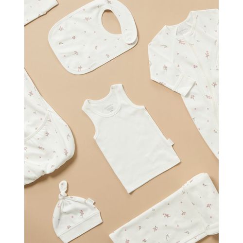 4 Pack Zip Growsuit - Vanilla Wattle Bee Pack - Purebaby