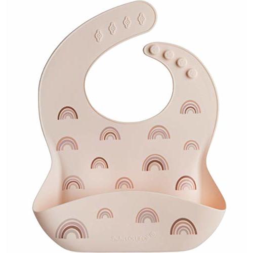 Loulou Lollipop Soft, Waterproof Silicone Feeding Bib for Babies and Toddlers