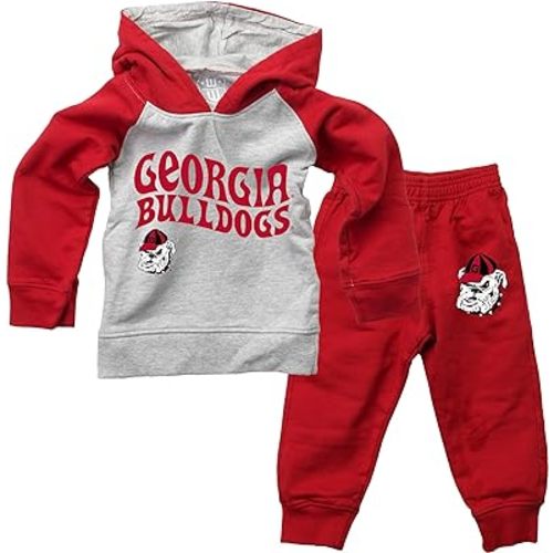 Wes and Willy Infant and Toddler College Pant and Hoodie Set