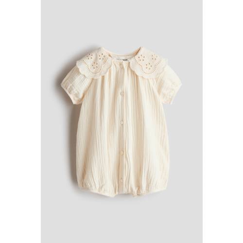 COTTON MUSLIN ROMPER SUIT