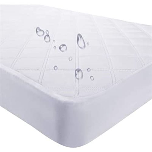 Yoofoss Waterproof Crib Mattress Protector, Quilted Fitted Crib Mattress Pad, Ultra Soft Breathable Toddler Mattress Protector Baby Crib Mattress Cover (52''x28'')