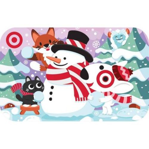 Holiday Snowman with Bullseye & Friends Target GiftCard