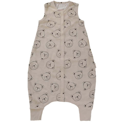 4 Season® Baby Sleep Bag with Feet, Merino Wool & Organic Cotton, Teddy Bear 6-18 Months