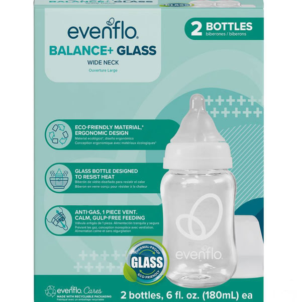Evenflo Balance + Glass Bottles for Breastfed Babies – Evenflo Feeding