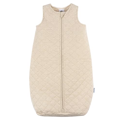 Gerber Unisex Baby Quilted Wearable Blanket, Cotton Blend, Oeko-tex Certified, 2-way Zipper, Safe Sleep Solution
