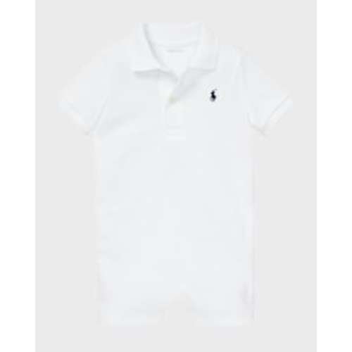 Boy's Pima Polo Coverall, Size 3M-18M