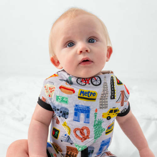 The Big Apple Bandana Bib – Little Sleepies