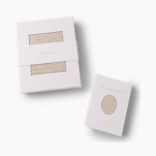 Solly Baby Wrap + Nursing Cover Gift Set - Flax, One Size