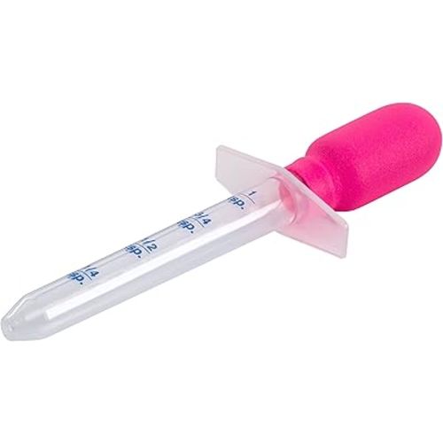 EZY DOSE Kids Baby Oral Syringe & Dispenser Calibrated for Liquid Medicine, Reduce Mess, Easy Way to Orally Administer Medication, 5 mL/1 TSP, Color May Vary, BPA Free