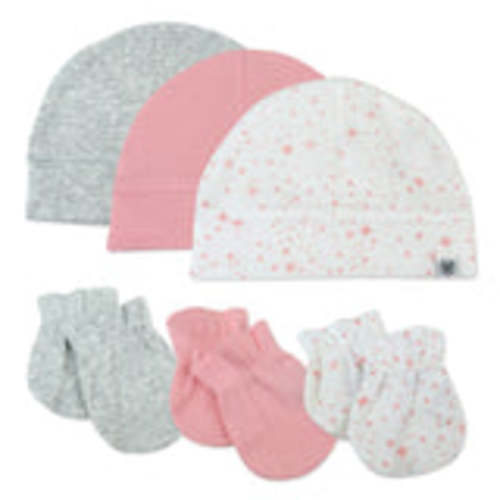 6-Piece Organic Cotton Mitt and Hat Set | Honest Baby Clothing