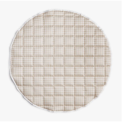 Picnic Gingham Play Mat - Beige