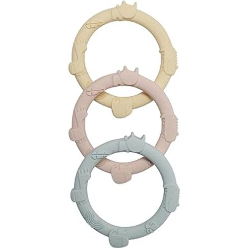 Loulou Lollipop Wild Teething Ring Set (Pastel)