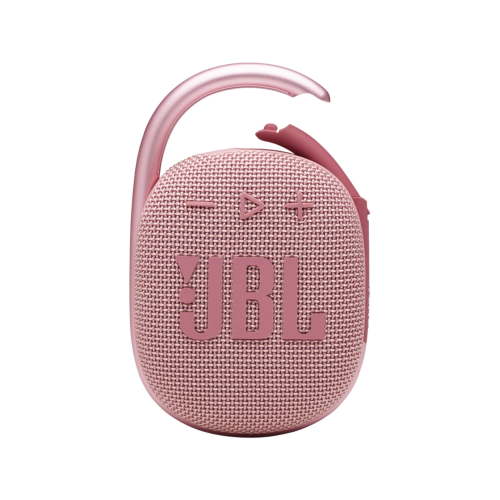 JBL Clip 4 Pink Portable Bluetooth Speaker, Waterproof, Dustproof, 10-Hour Playtime
