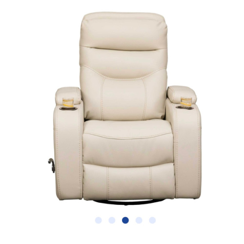 Dallas Cream Swivel Recliner | 1A3-70107 | AFW.com