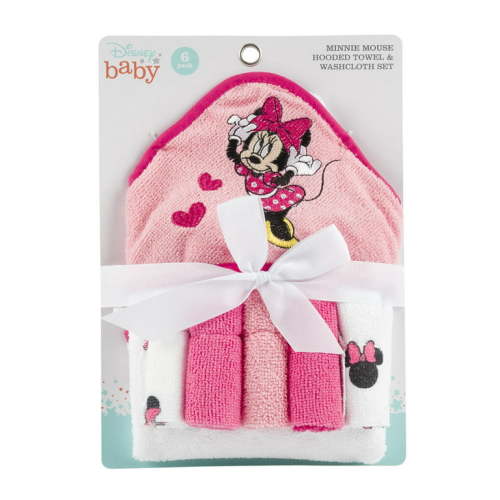 Disney Minnie Mouse Towels & Washcloths, 5 Count