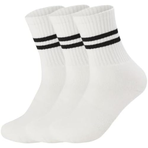 Flydo Pilates Grippy Socks with Grips for Women Yoga Non Slip Long Socks for Pure Barre, Ballet,Dance Workout 2-5 Pack