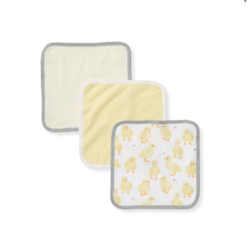 Little Ducks Organic Cotton Washcloths 3 Pack