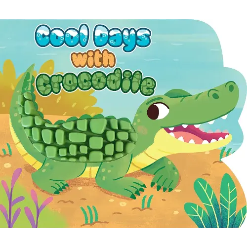Little Hippo Books Cool Days with Crocodile I Children's Books Ages 1-3 | Touch and Feel Books for Toddlers 1-3 & Baby Books | Best Kid's Books and Baby Books | Children's Books and Sensory Books
