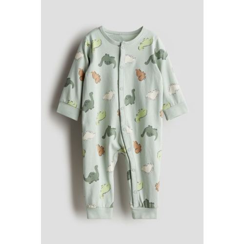 Patterned Pajama Jumpsuit
