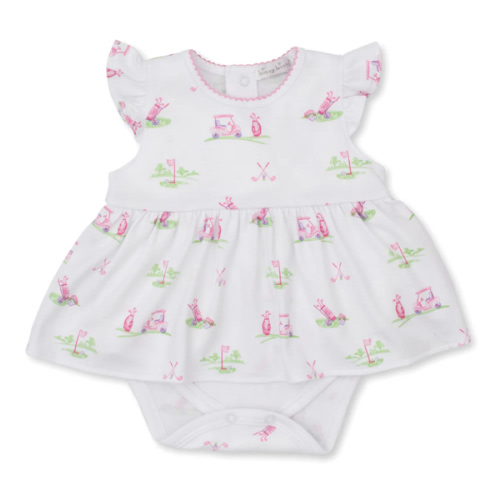Fairway Foursome Pink Bodysuit Dress