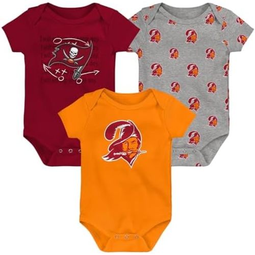 Outerstuff Newborn & Infant NFL Team Starter 3-Pack Bodysuit Set