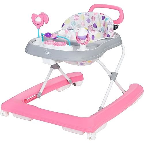 Smart Steps® Trend Plus 2-in-1 Walker with Deluxe Toys, Orbits Pink