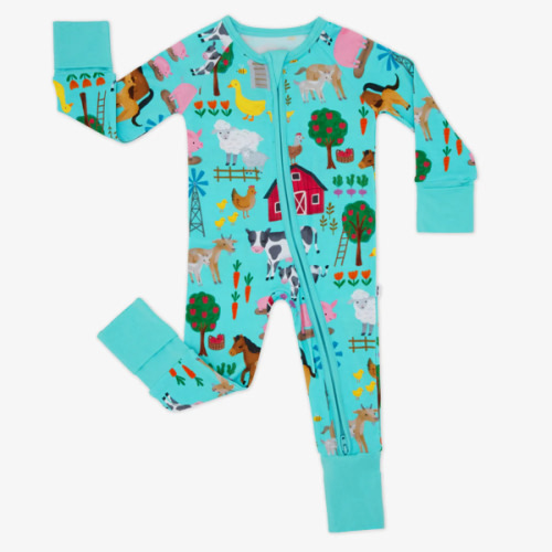 Blue Farm Fam Zippy | Little Sleepies