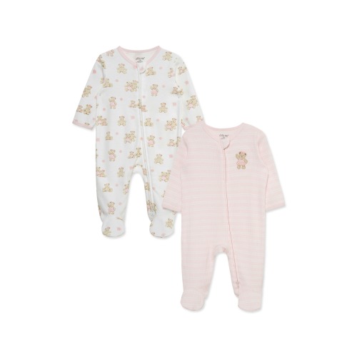 Bears 2-Pack Organic Cotton Footies