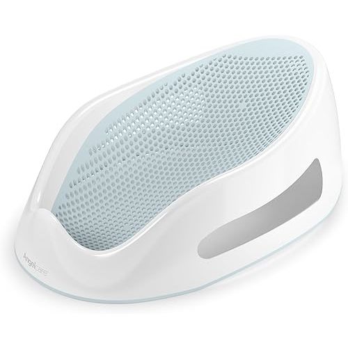 Angelcare Baby Bath Support, Aqua, for babies less than 6 months of age, Made in Canada