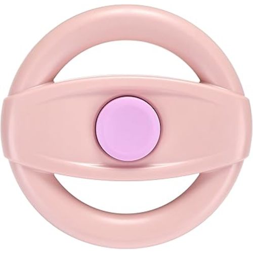 Accmor Stroller Steering Wheel Toy, Pretend Driving Simulated Steering Wheel for Stroller Shopping Carts Universal Detachable Funny Toy Attachment Accessories