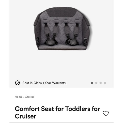 Comfort Seat for Toddlers for Cruiser
