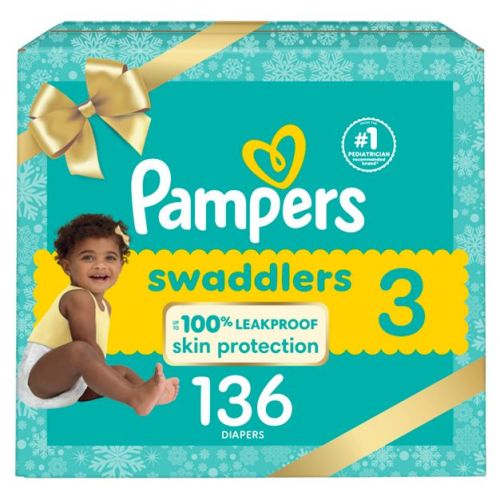 Pampers Swaddlers Active Baby Newborn Diapers Size 0 - 31ct