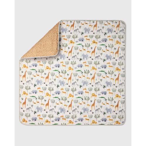 Muslin Quilt - Safari Jungle