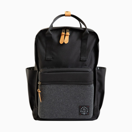 Sustainable Elkin Diaper Bag Backpack - Black