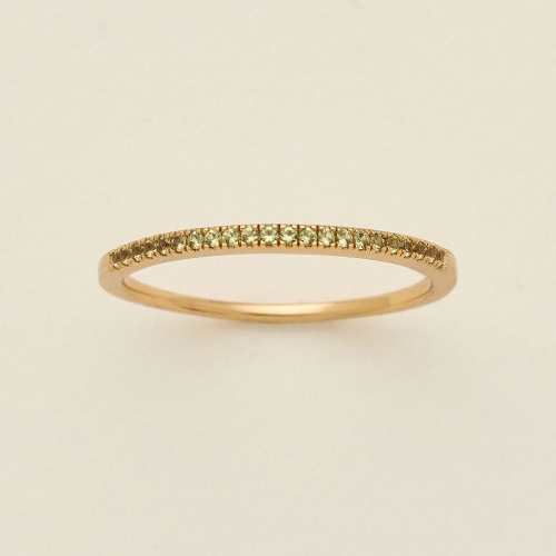 August Birthstone Stacking Ring
