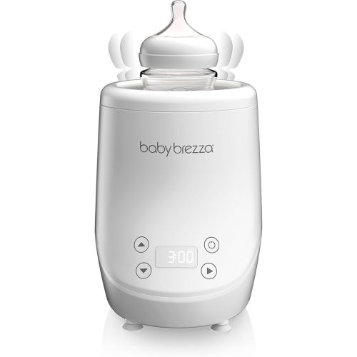 Baby Brezza AirSwirl Waterless Baby Bottle Warmer - Safely Warm Breastmilk + Formula - Bottles Stay Dry + Nutrients are Protected - Works with Nearly All Bottles