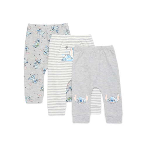 Disney Baby Wishes + Dreams Character Infant Baby Jogger Pants, 3-Pack, Sizes Newborn-12 Months