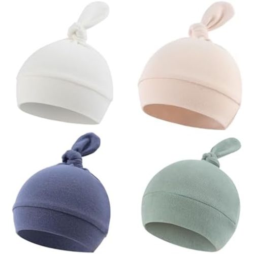Newborn Hats for Boys Cotton Newborn Beanies Autumn Winter Infant Baby Girls Hat 0-12 Months