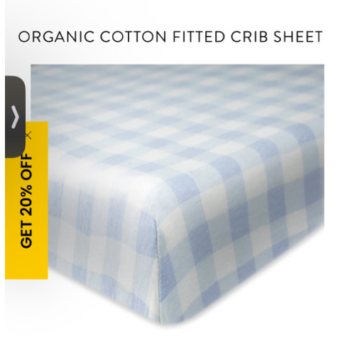 Organic Cotton Fitted Crib Sheet | Honest Baby Clothing
