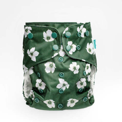 Patterned Pocket Cloth Diaper with Athletic Wicking Jersey